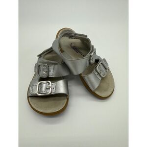 Merrell Bare Step Sandals Silver Toddler 5 Barefoot Shoes